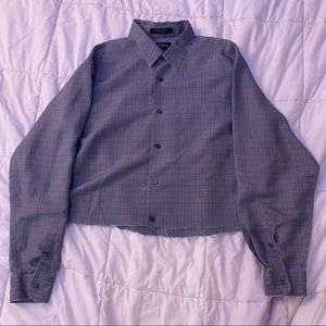 BRANDINI (modified) Long Sleeve Buttoned Crop Top